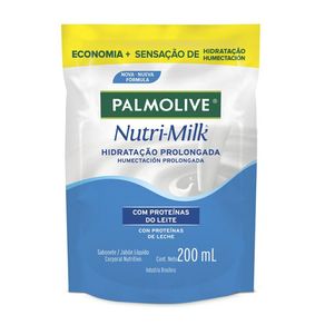 Refil Sabonete Líquido para as Mãos Palmolive Nutri-Milk 200ml