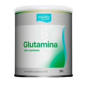 Suplemento Alimentar Glutamina 100% Equaliv 300g
