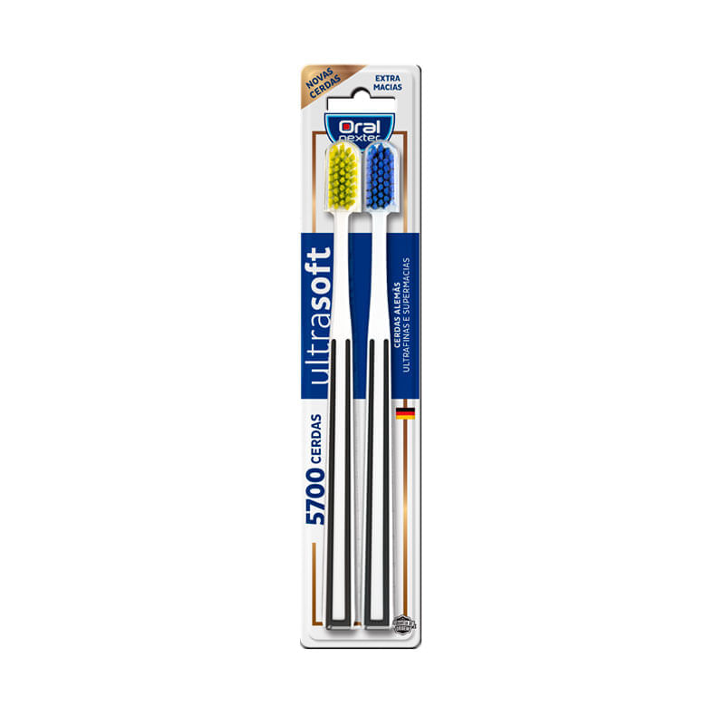 Escova Dental Oral Nexter Ultrasoft Extra Macia 2 Unidades