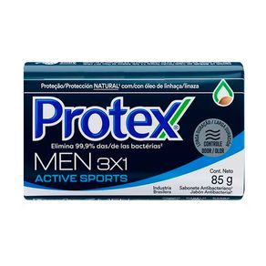 Sabonete em Barra Protex Men 3 x 1 Active Sports 85g