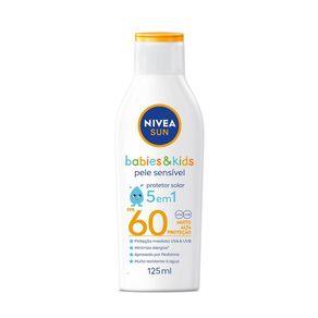 Protetor Solar Nivea Sun Kids & Babies Pele Sensível FPS60 125ml