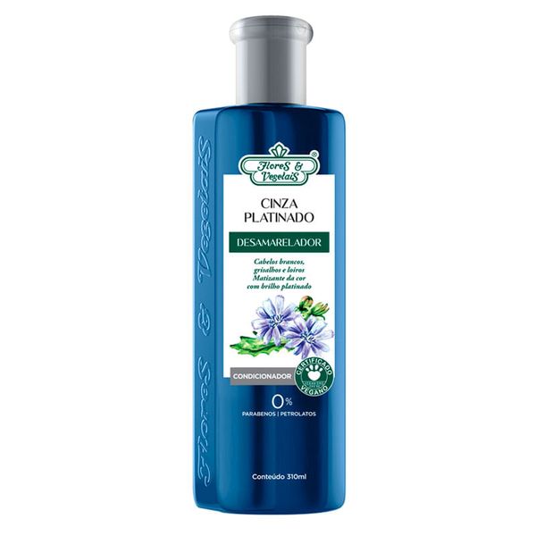 Condicionador Flores e Vegetais Cinza Platinado 310ml