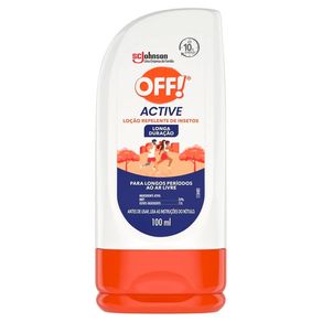 Loção Repelente Off Active Longa Duração 100ml