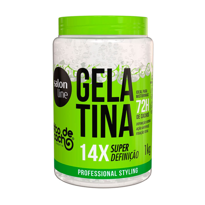Gelatina Salon Line #todecacho 14X Super Definição Professional Styling 1Kg