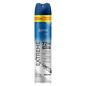Desodorante Antitranspirante Aerosol Above Men Extreme Movement 72h 200ml