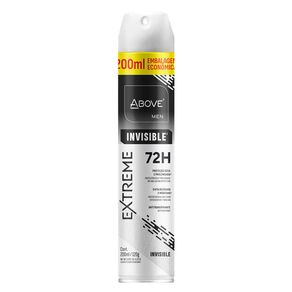 Desodorante Antitranspirante Aerosol Above Men Extreme Invisible 72h 200ml