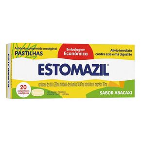 Estomazil Antiácido Sabor Abacaxi 20 Comprimidos Mastigáveis