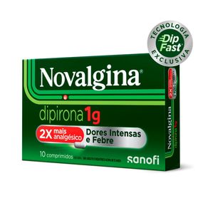 Analgésico e Antitérmico Novalgina 1g 10 Comprimidos