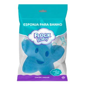 Esponja para Banho Flock Baby Estrela 1 Unidade