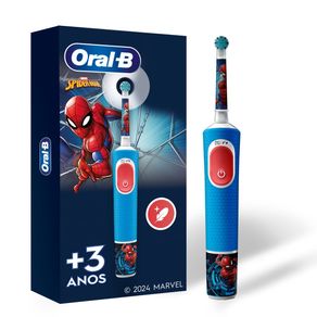 Escova Elétrica Recarregável Oral-B Pro Kids Spider-Men 1 Unidade
