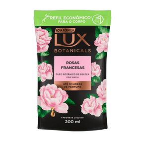 Refil Sabonete Líquido Lux Botanicals Rosas Francesas 200ml
