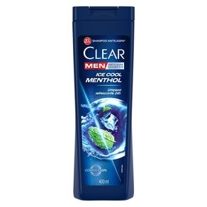 Shampoo Anticaspa Clear Men Ice Cool Menthol 400ml