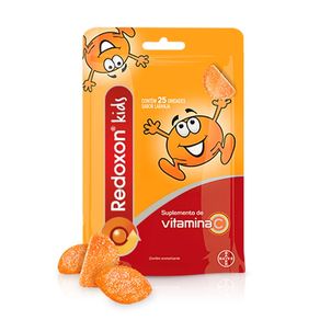Suplemento de Vitamina C Redoxon Kids Sabor Laranja 25 Gomas