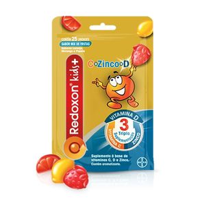 Suplemento de Vitamina C Redoxon Kids+ Sabor Mix de Frutas 25 Gomas