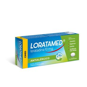 Antialérgico Loratamed 10mg 12 Comprimidos