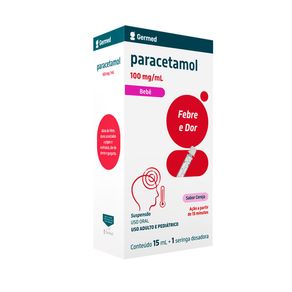 Paracetamol Bebê 100mg/ml Germed 15ml + Seringa Dosadora