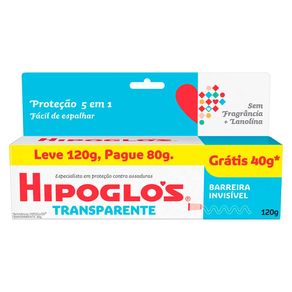 Creme Preventivo de Assaduras Hipoglós Transparente 120g