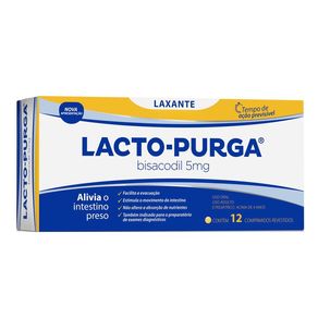 Laxante Lacto Purga 5mg 12 Comprimidos Revestidos