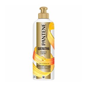 Creme para Pentear Pantene Queratina Preenche e Blinda 240g
