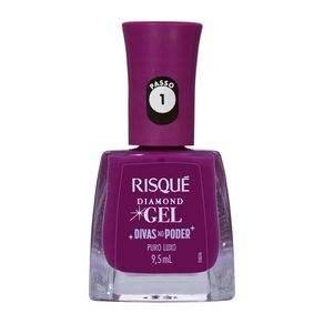 Esmalte Risqué Diamond Gel Divas no Poder Puro Luxo 9,5ml
