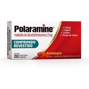 Antialérgico Polaramine 20 Comprimidos