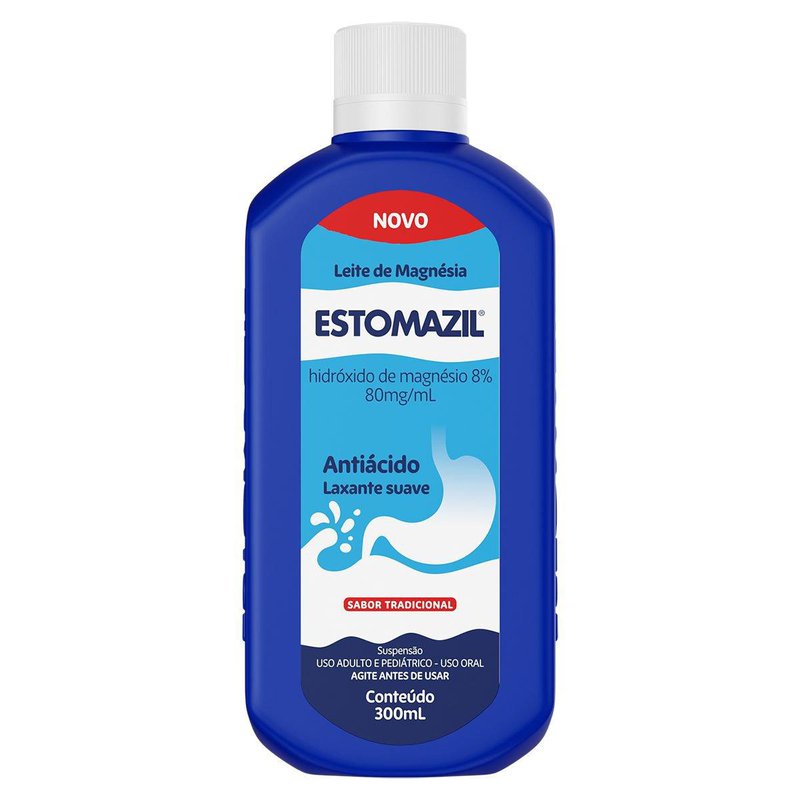 Leite De Magnésia Estomazil Sabor Tradicional 300ml
