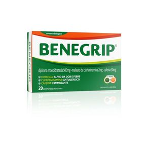 Antigripal Benegrip 20 Comprimidos Revestidos