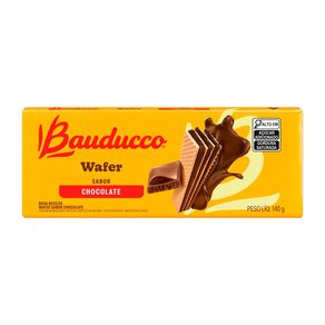 Biscoito Bauducco Wafer sabor Chocolate 140g