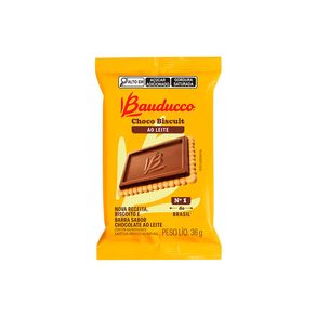 Choco Biscuit Bauducco Chocolate Ao Leite 36g