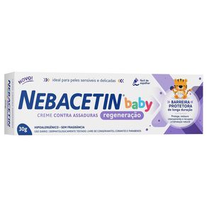 Creme Contra Assaduras Nebacetin Baby Regeneração 30g