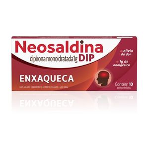 Analgésico Neosaldina Dip 1g 10 Comprimidos