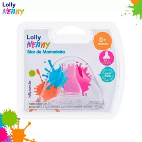 Bico de Mamadeira Lolly Essence Silicone 1 Unidade