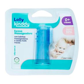Escova Massageadora Lolly Clean Azul 1 Unidade