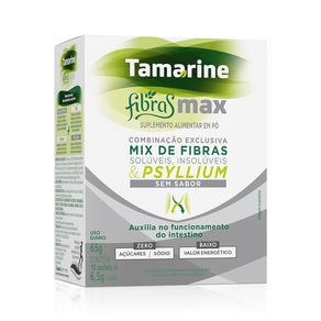 Suplemento Alimentar Tamarine Fibras Max Sem Sabor 10 Sachês