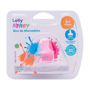 Bico de Mamadeira Lolly Silicone Ortodôntico Tamanho 2
