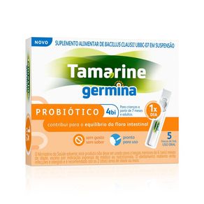 Suplemento Alimentar Probiótico Tamarine Germina 4BI 5 frascos 5ml