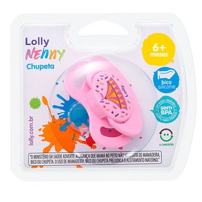 Chupeta Lolly Tamanho 2 Cor Rosa 1 Unidade