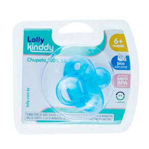 Chupeta Lolly Silicone O-T2 Tamanho 2 (+6 Meses) Azul