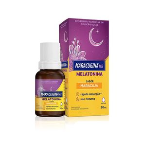 Suplemento Alimentar Maracugina Me Melatonina Gotas Sabor Maracujá 30ml