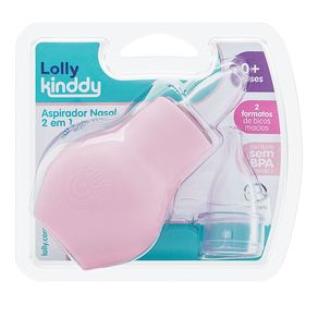 Aspirador Nasal Lolly Tamanho 1 Rosa 0-6 Meses 1 Unidade