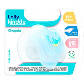 Chupeta Lolly Baby Oceano Master Silicone Tamanho 2 Azul 1 Unidade