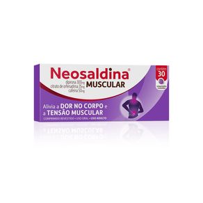 Analgésico e Relaxante Muscular Neosaldina Muscular 30 Comprimidos Revestidos