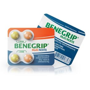 Antigripal Benegrip Multi Noite 4 Comprimidos