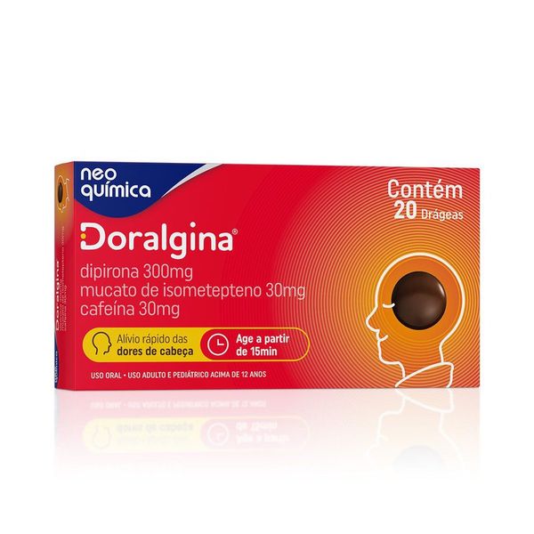 Analgésico Doralgina 20 Drágeas