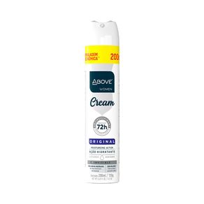Desodorante Antitranspirante Aerosol Above Women Cream Original Invisible 72h 200ml