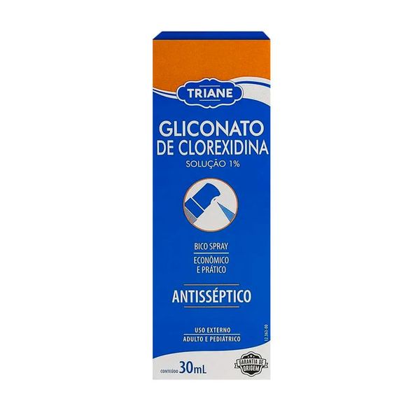 Antisséptico Gliconato de Clorexidina 1% Triane Solução Spray 30ml