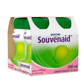 Souvenaid Sabor Morango 4 Unidades 125ml Cada