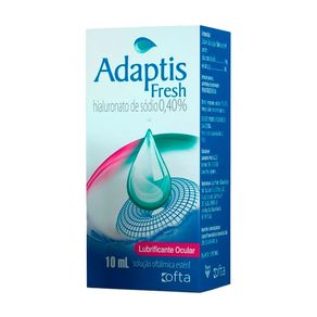 Colírio Adaptis Fresh 0,40% Solução Oftálmica Estéril 10ml