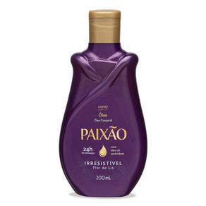 Óleo Deo Corporal Paixão Irresistível Flor de Lis 200ml