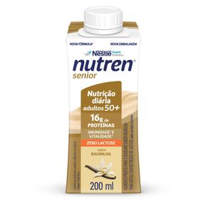 Complemento Alimentar Nutren Senior Baunilha Zero Lactose 200ml